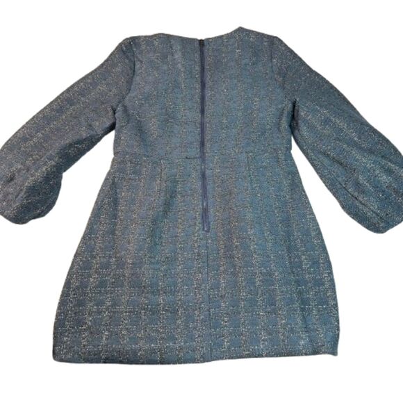 See U Soon NWT Blue Long Sleeve Mini Dress Size S - Picture 7 of 9